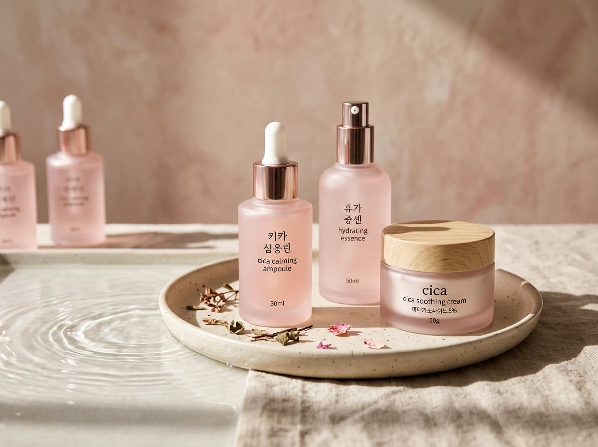 Aesthetic Korean Skincare Formulations